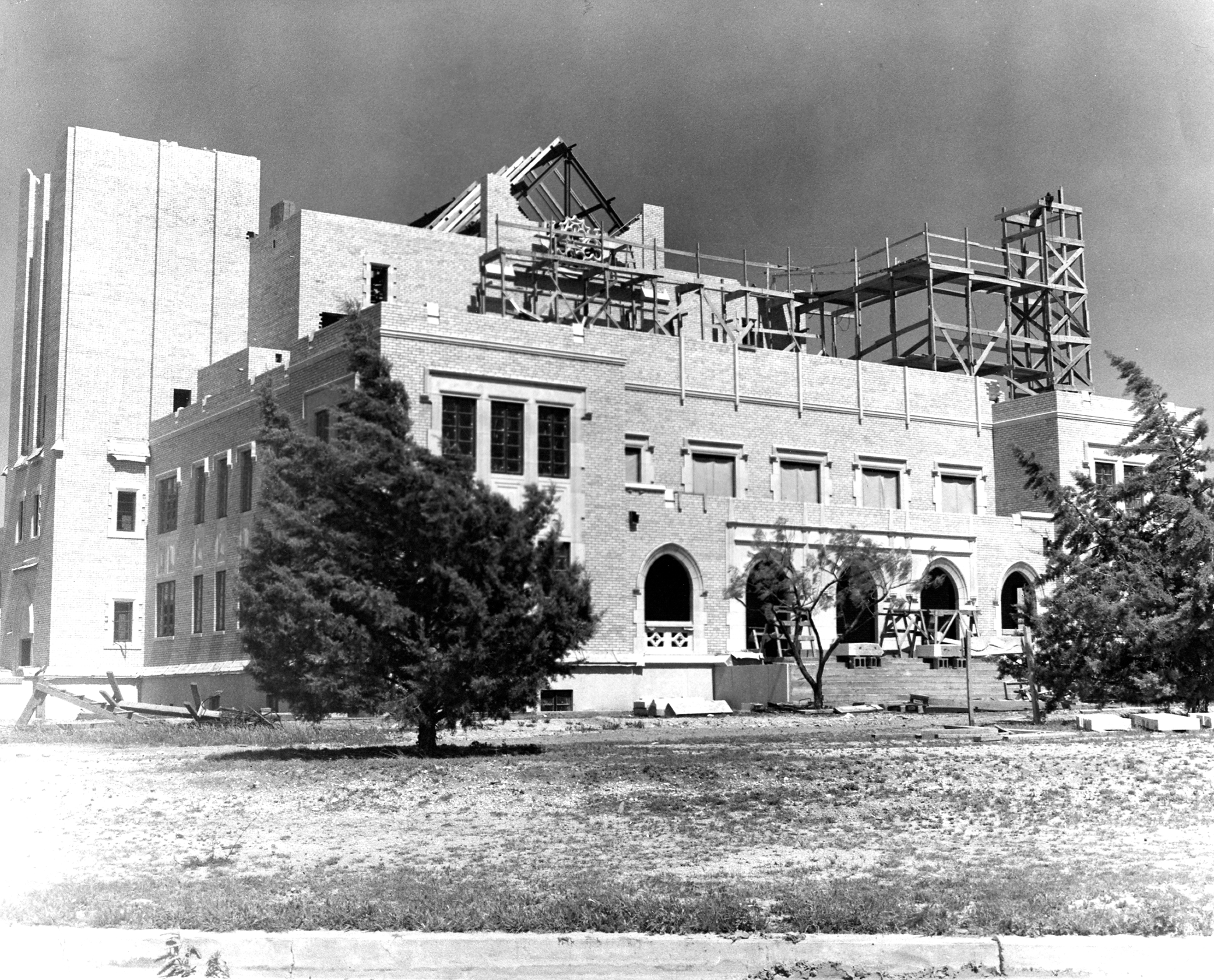 Radford Hall under construction